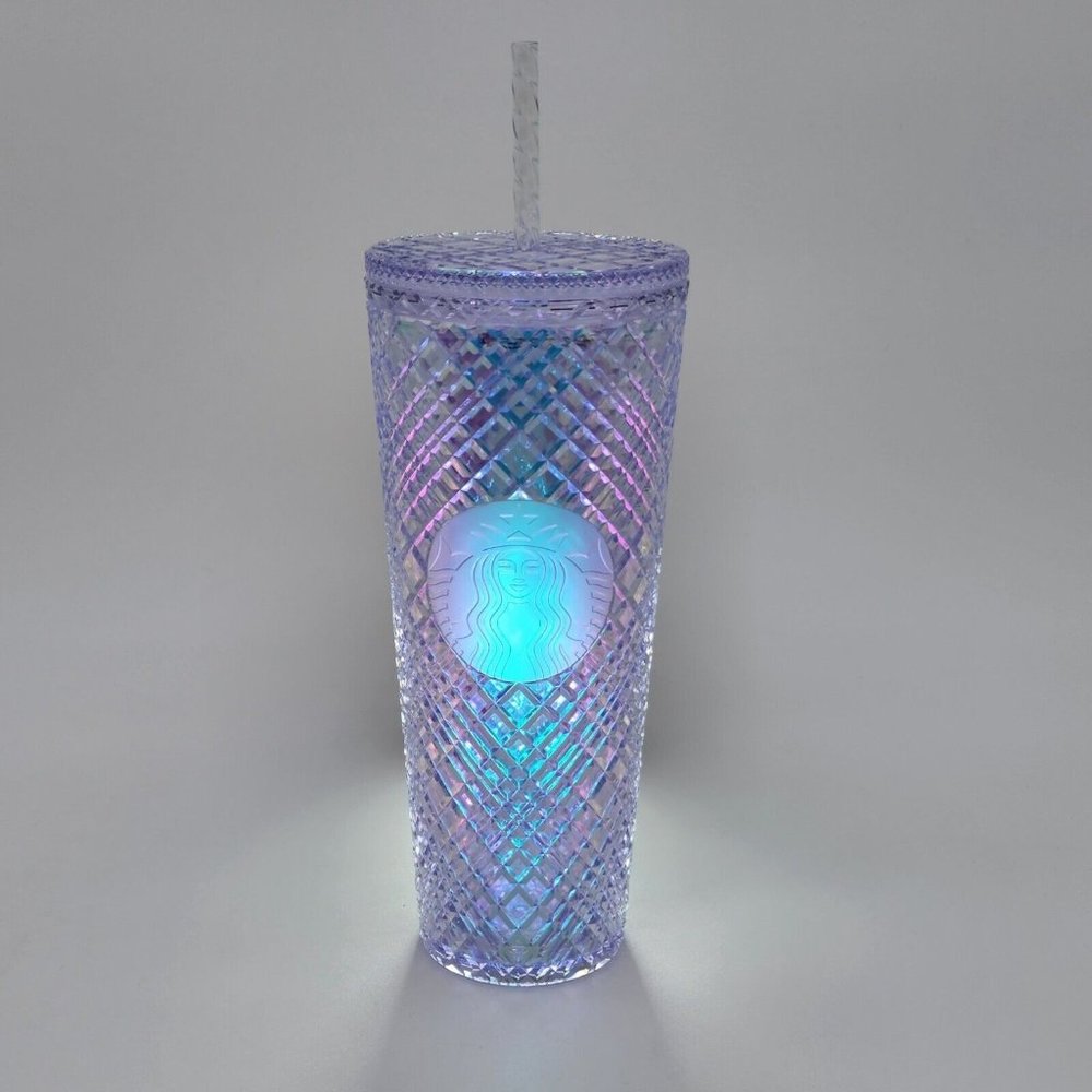 Starbucks Limited Iridescent Unicorn Jewel Tumbler -Holiday 2022 Venti 24oz NEW